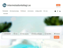 Tablet Screenshot of internetodontologi.se